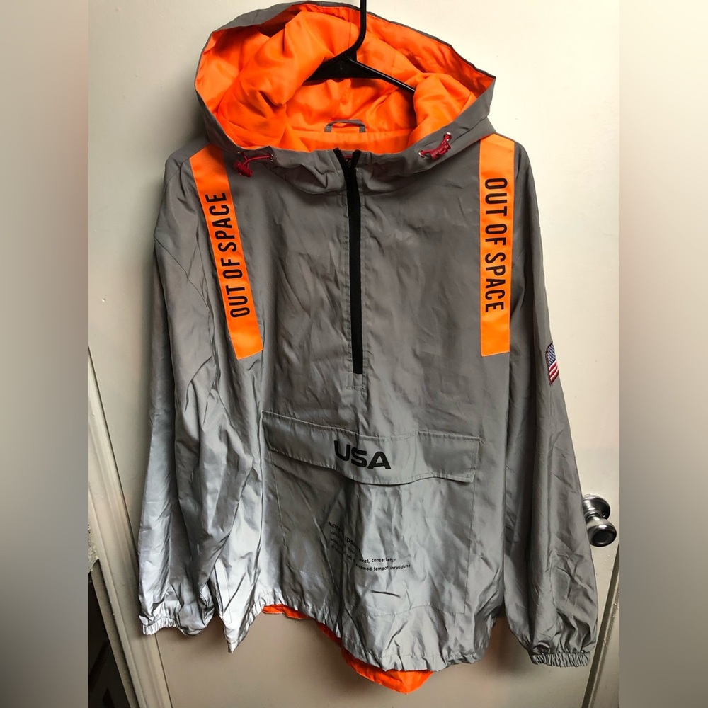 NWT Men’s Bleecker & Mercer Out Of Space Super Reflective Jacket Size XL